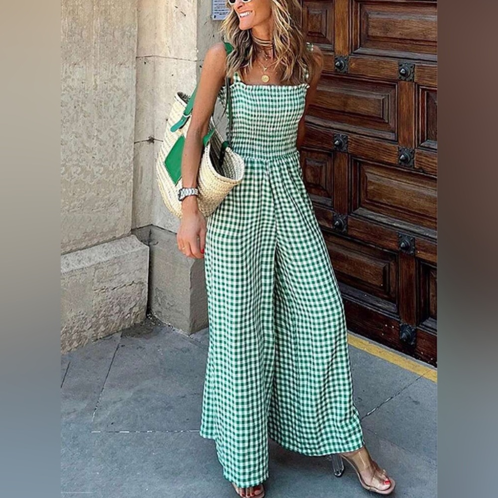 Checkered Pant Suit